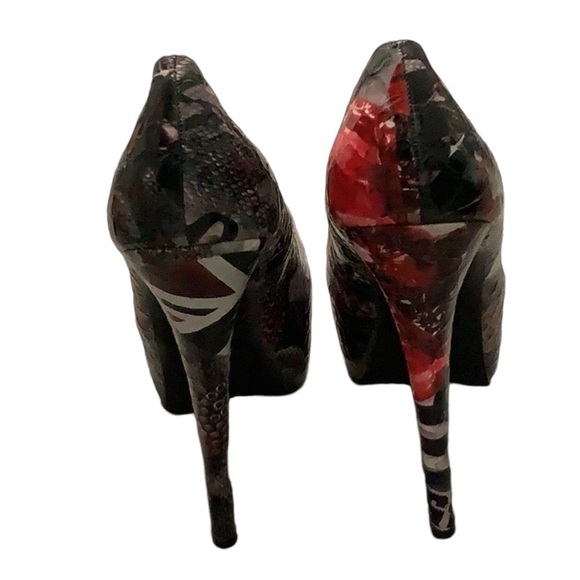 Rosette Glam Stiletto Heels - Picture 5 of 9